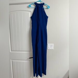 Royal Blue Halter Jumpsuit Size 2